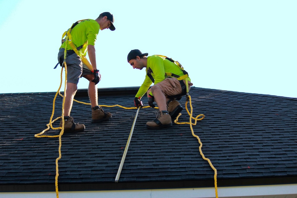 Our roofing team